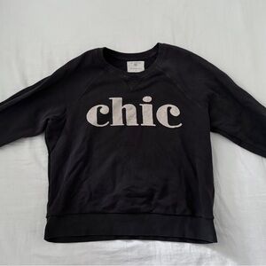 Sol Angeles Black Chic Sweatshirt